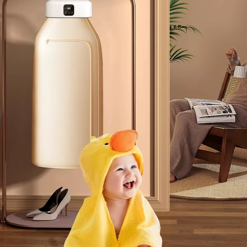 Portable Clothes Dryer Mini Dryer Machine with 360°Full Hot Air Drying Foldable Laundry Dryers Dryer Machine for Underwear Socks